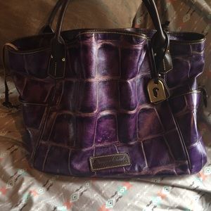 Distressed Dooney and Burke Tote
